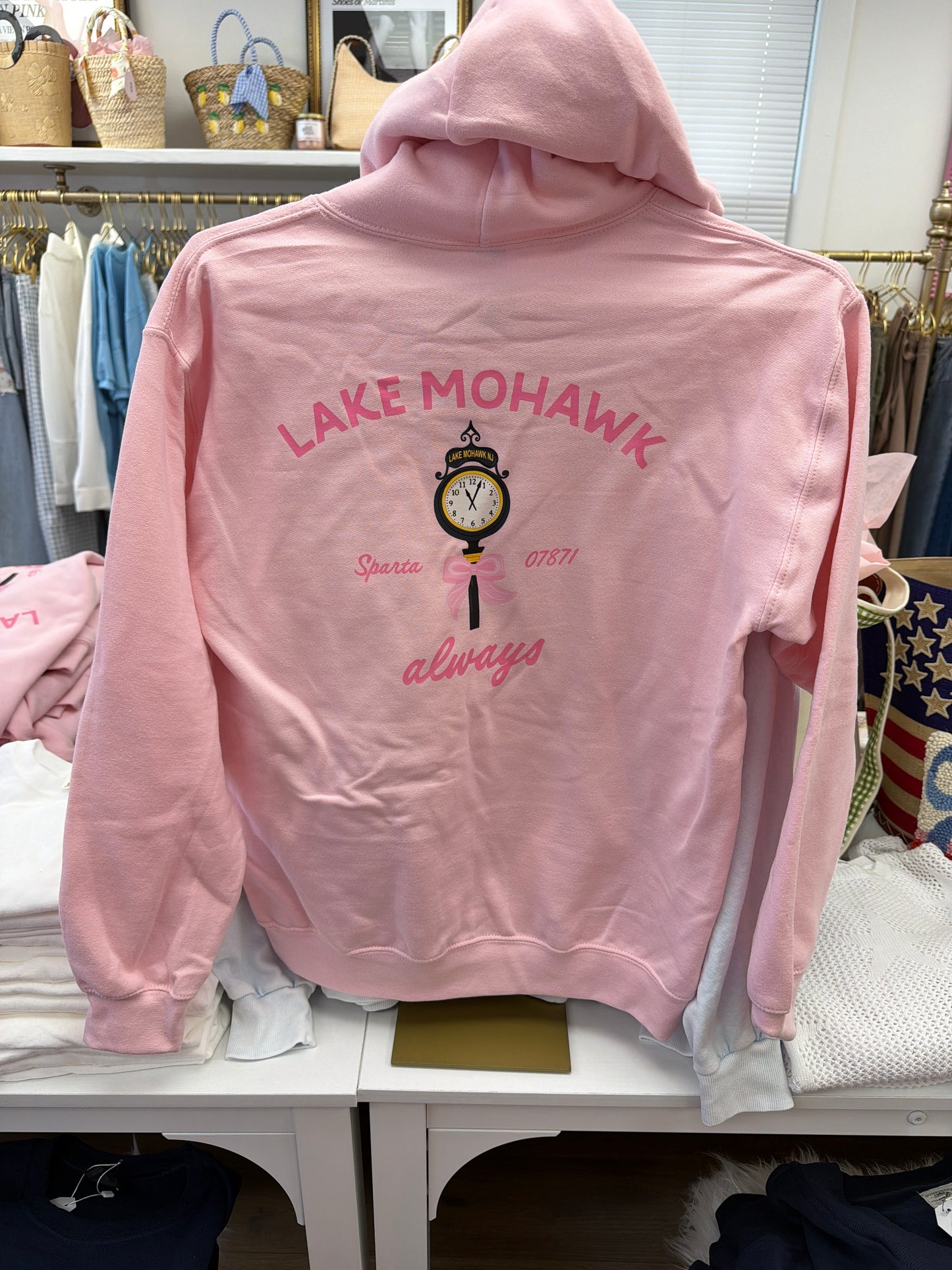 Lake Mohawk Always Clock Tower Sweatshirt
