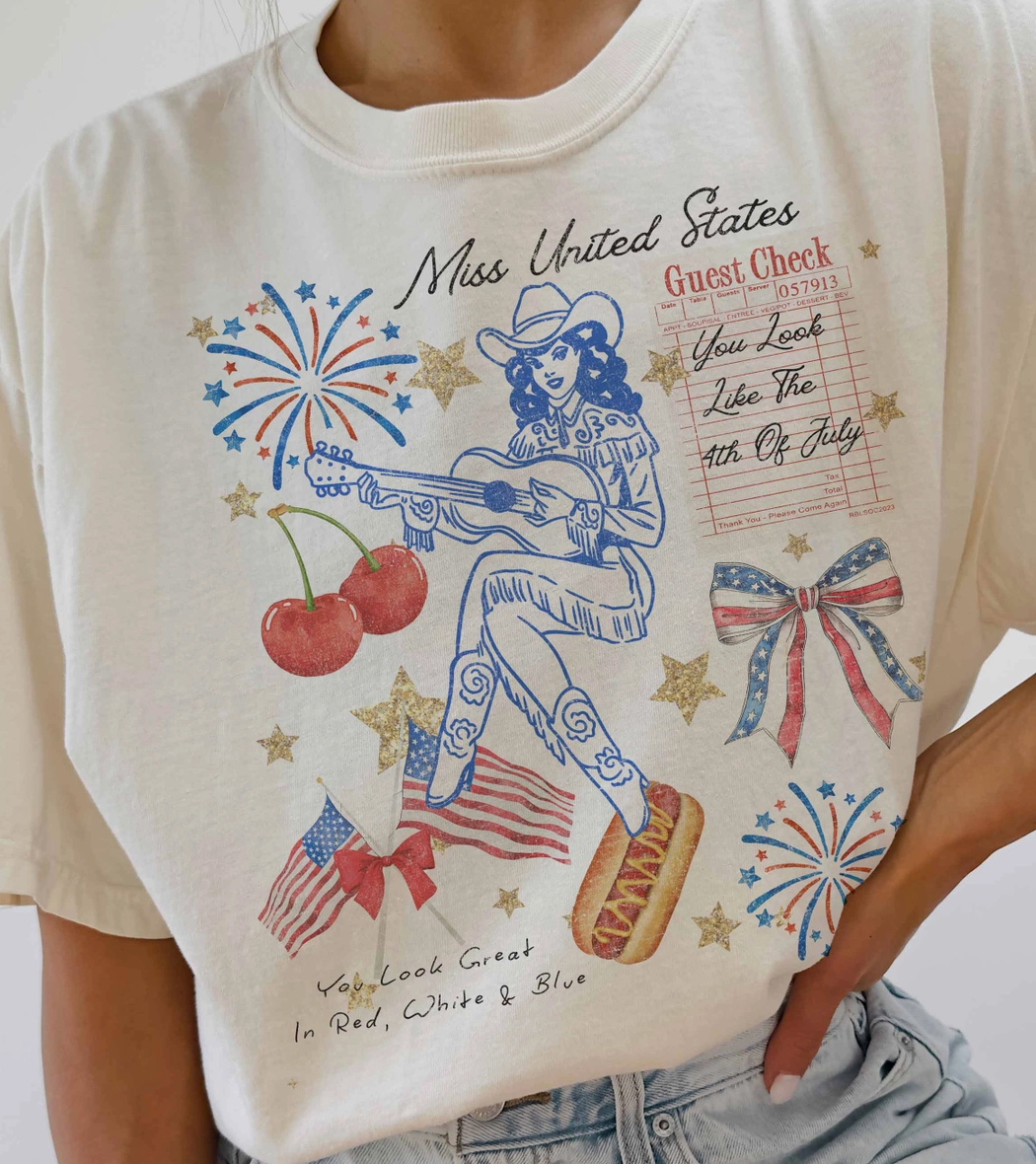 Miss America Oversized T-Shirt