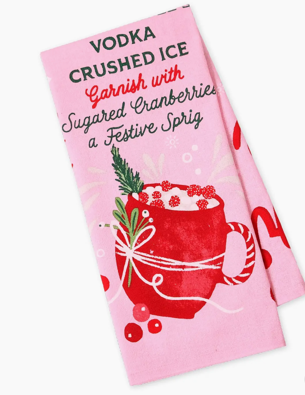 Cranberry Mule Holiday Kitchen Towel
