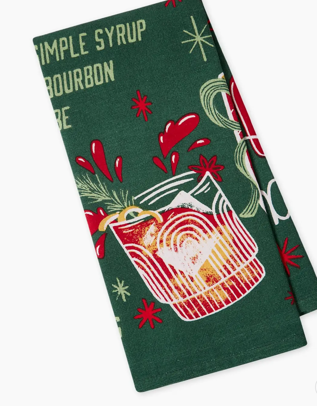 Holiday Bourbon Kitchen Towel