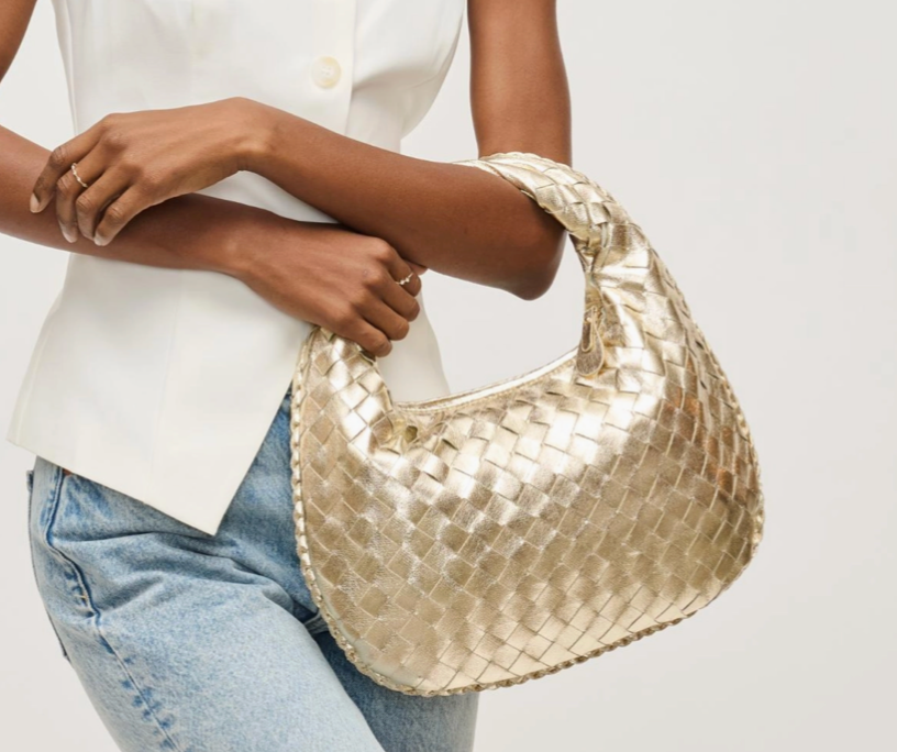 Wendy Woven Shoulder Bag