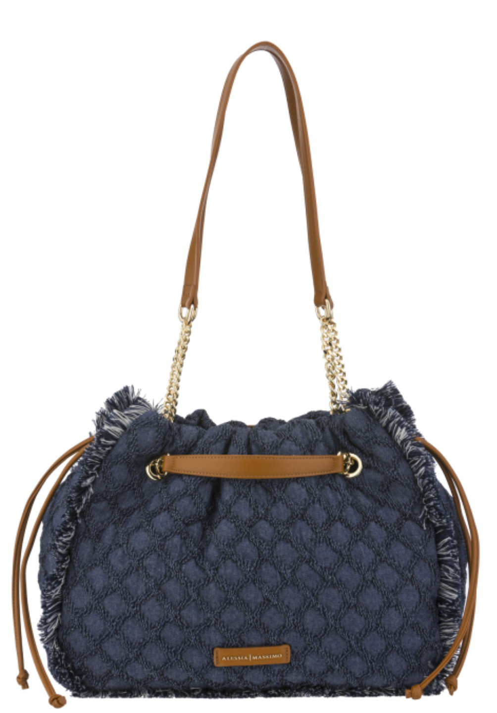 Alex Max Navy Shoulder Bag