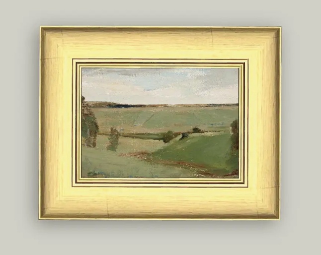 Studies by a River Framed Art