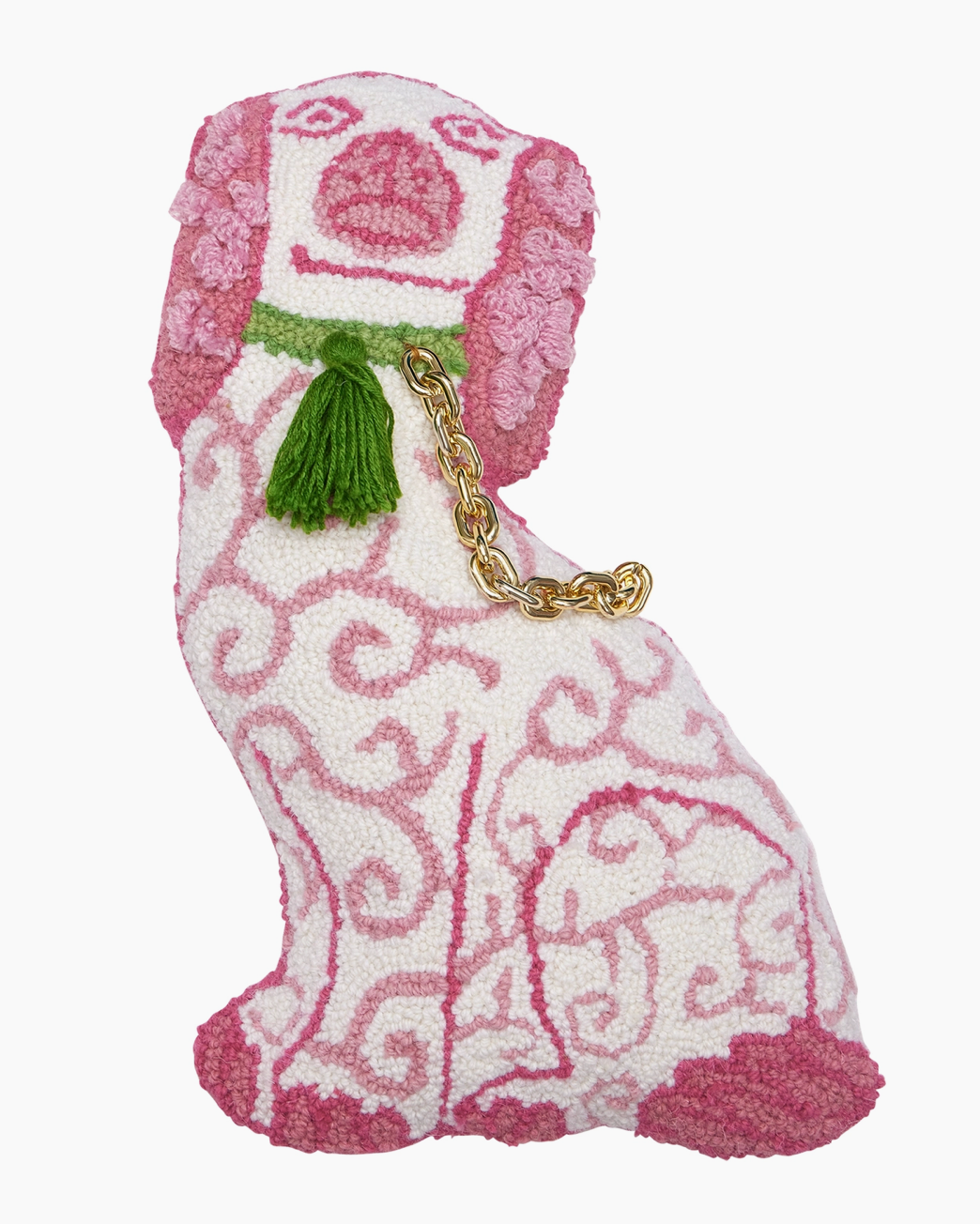 Dog Shaped Chinoiserie Pillow