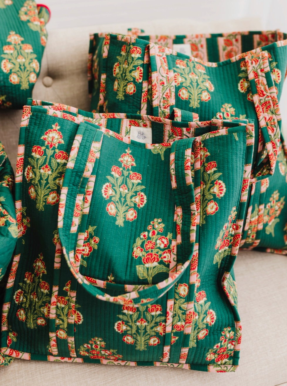 Elodie Quilted Tote Bag