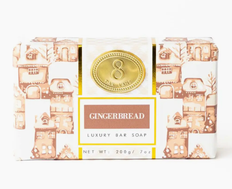 Gingerbread Wrapped Bar Soap