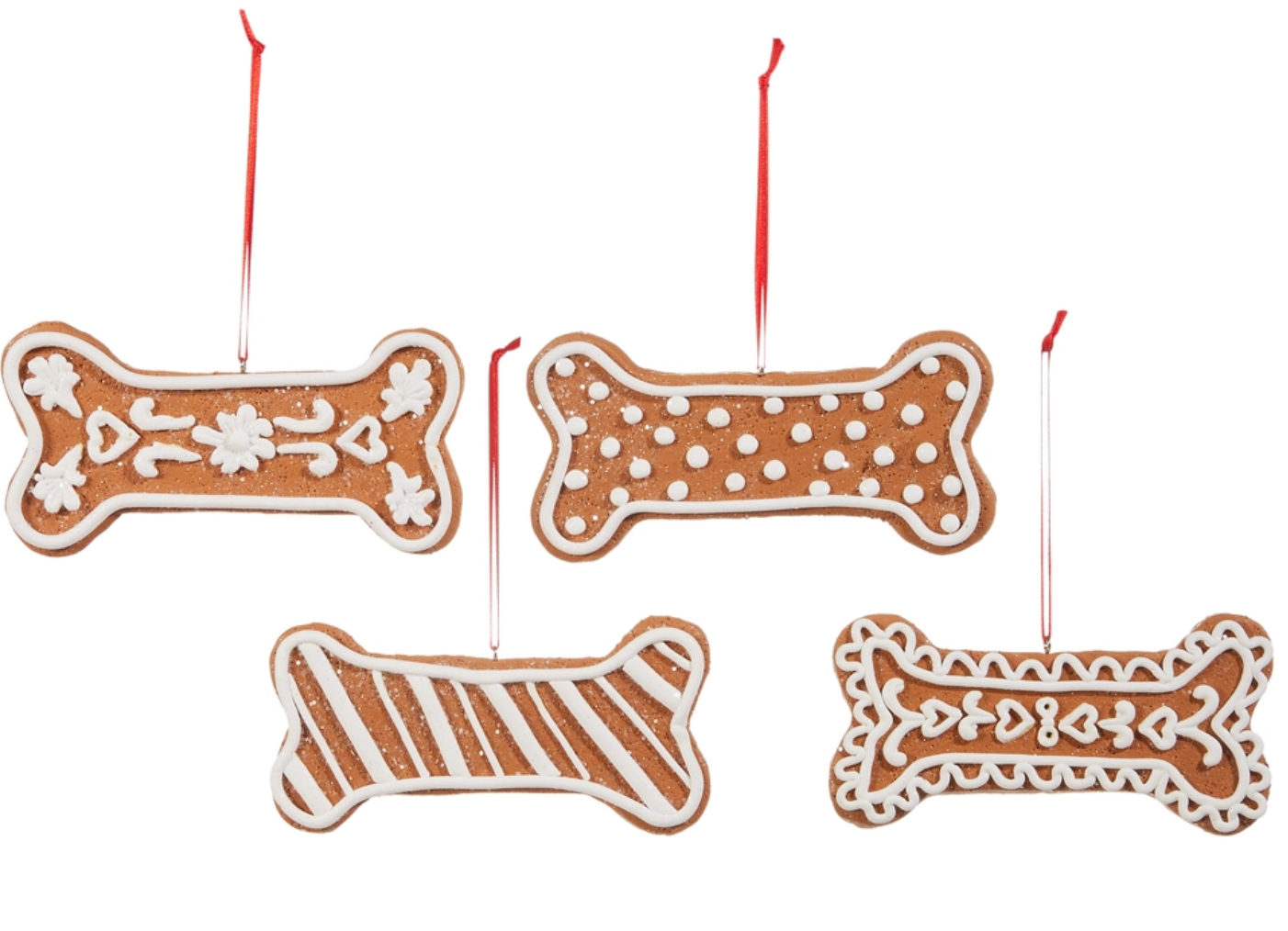 Gingerbread Dog Bone Ornament