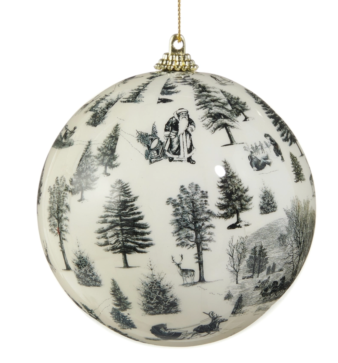 Through the Woods Ball Ornament