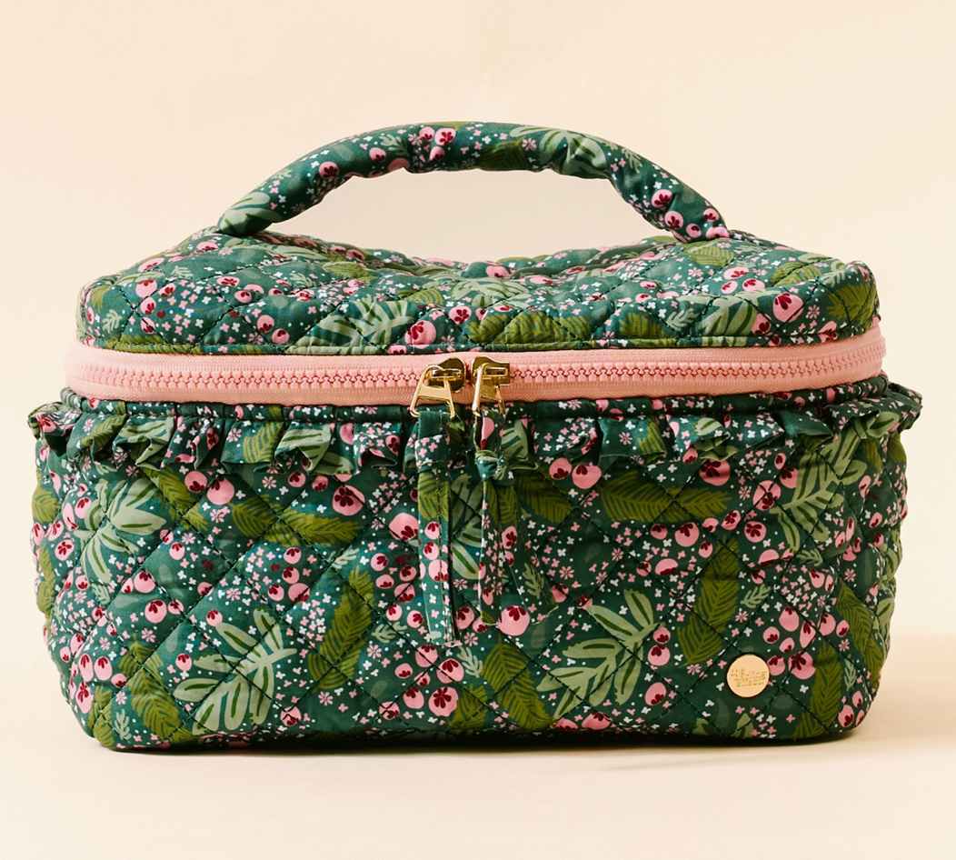 Jolly Sprig Quilted Cosmetic Bag