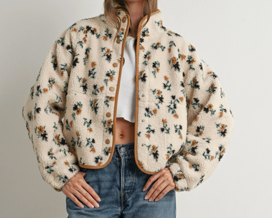 Jessica Floral Coat