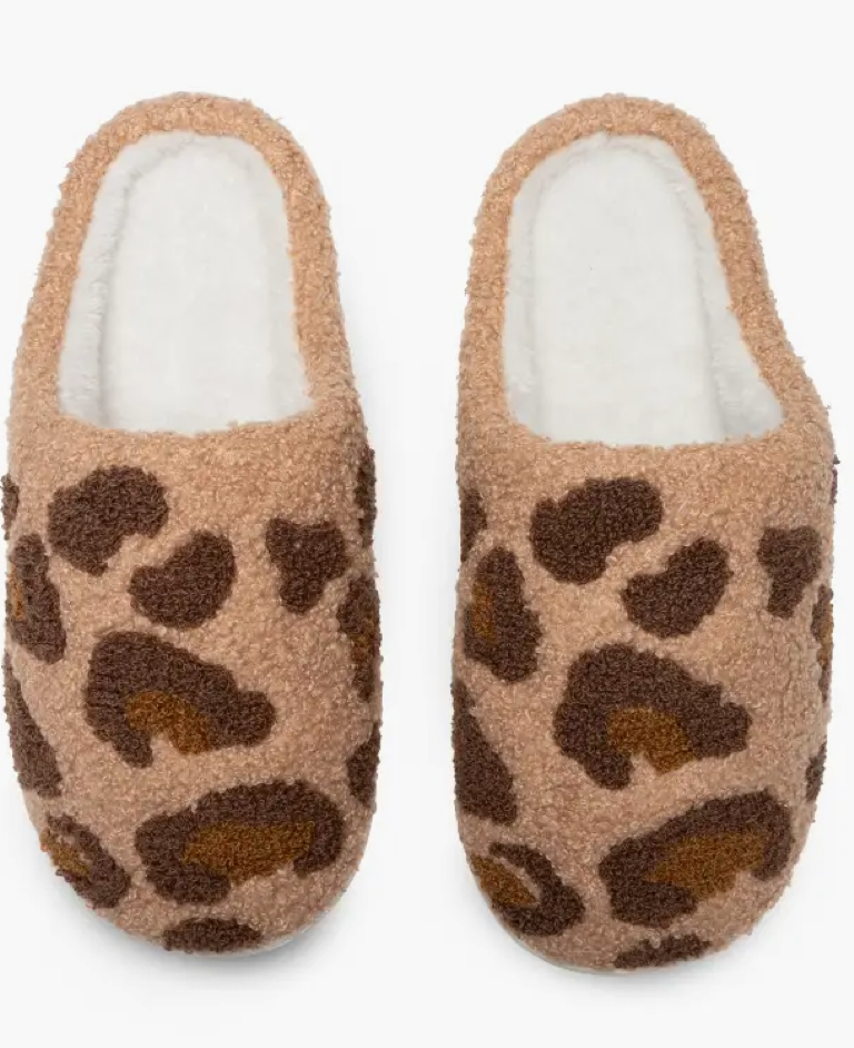 Leopard Slippers