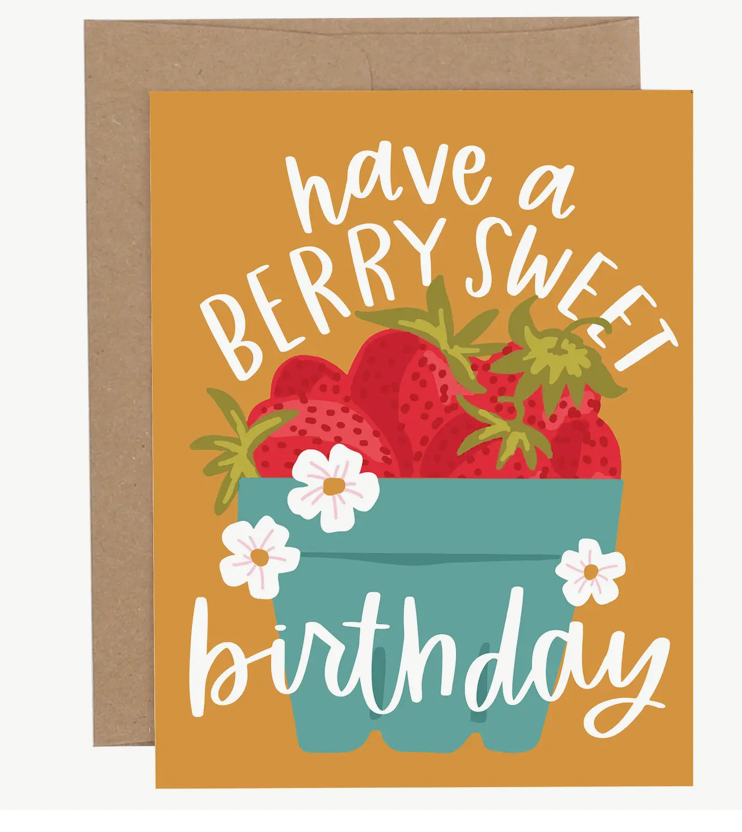 Berry Sweet Birthday Card