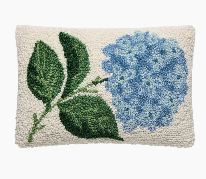 Hydrangea Hook Pillow