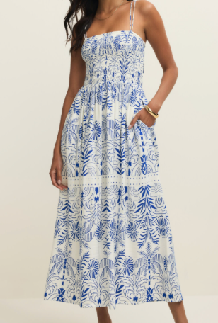 Z Supply Nadine Palm Maxi Dress