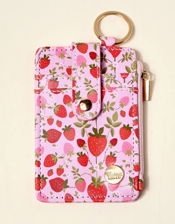 Strawberry Fields Keychain Wallet