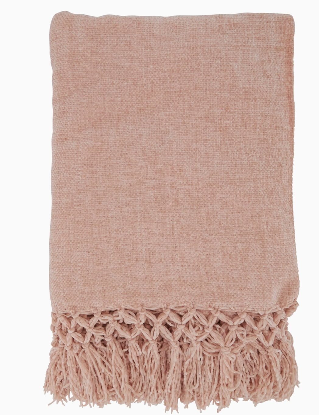 Knotted Chenille Throw