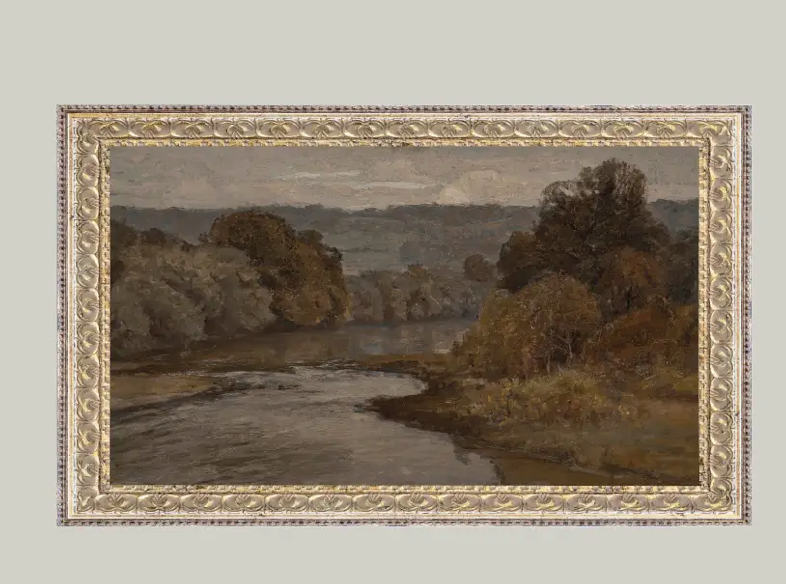 Autumn River Framed Print