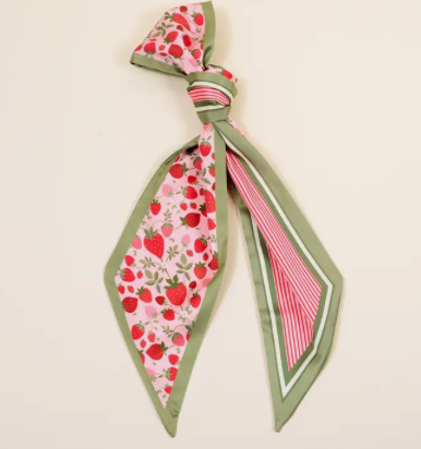 Strawberry Twilly Scarf