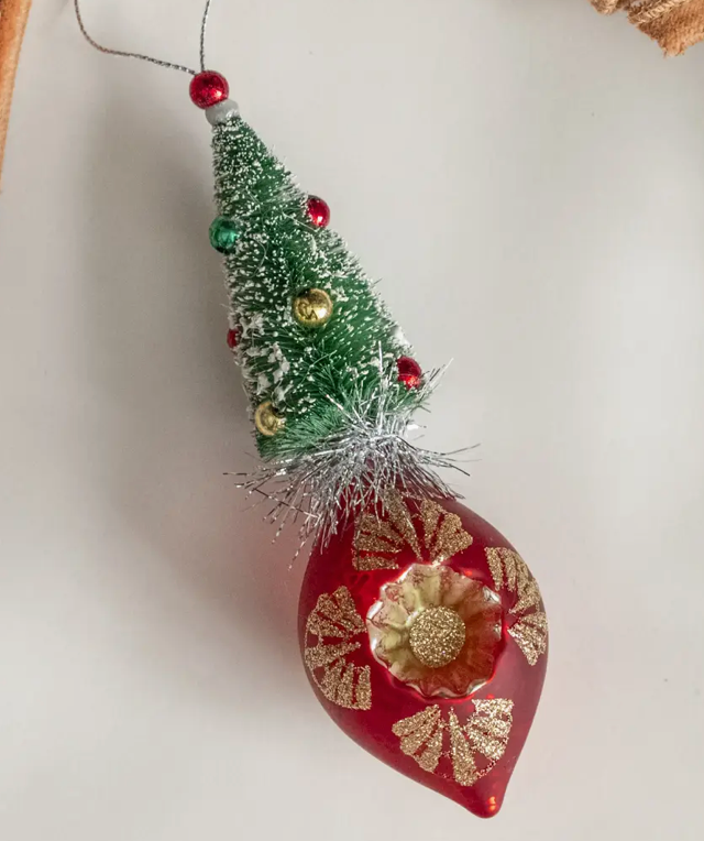 Red Vintage Tree Ornament