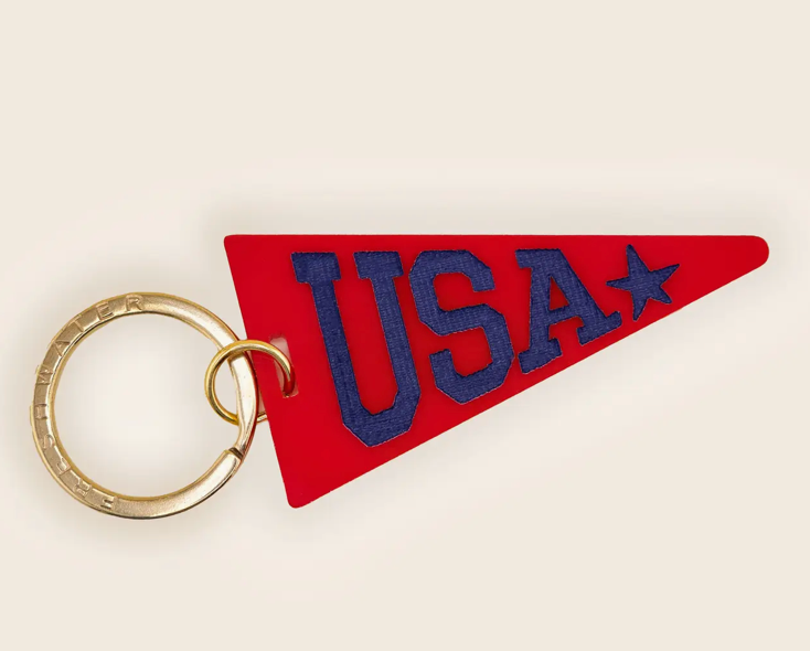 Freshwater Pennant Flag Keychain