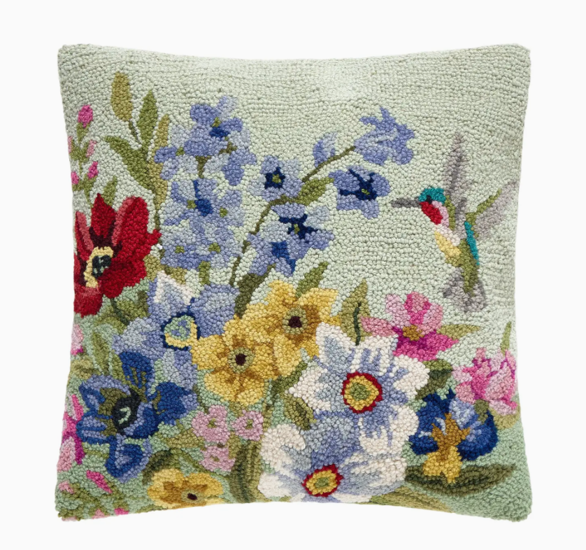 Mix Color Flowers Hook Pillow