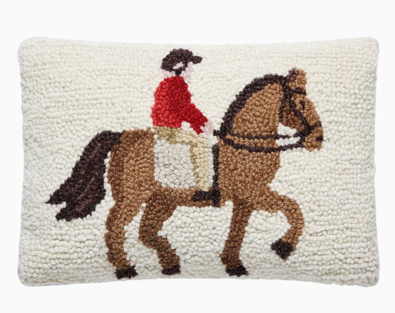 Horse Rider Hook Pillow