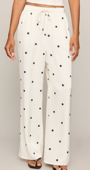 Z Supply Lara Dot Pant Sea Salt