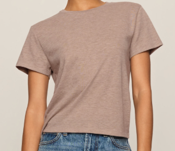 Z Supply Tourist Tee Heather Ash