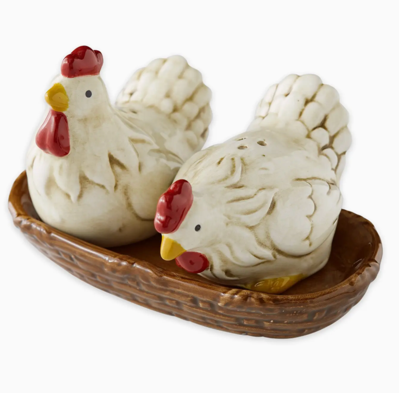 Hens Nesting Salt n Pepper Shakers