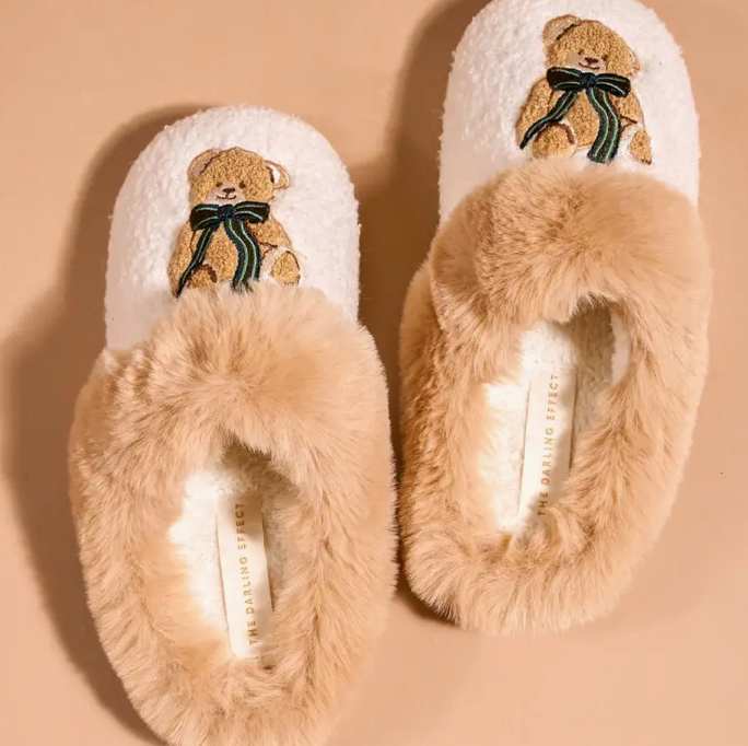 Dreamy Daze Slippers Teddy Bear