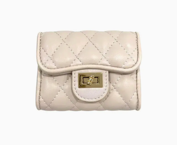 Beige Credit Card Holder