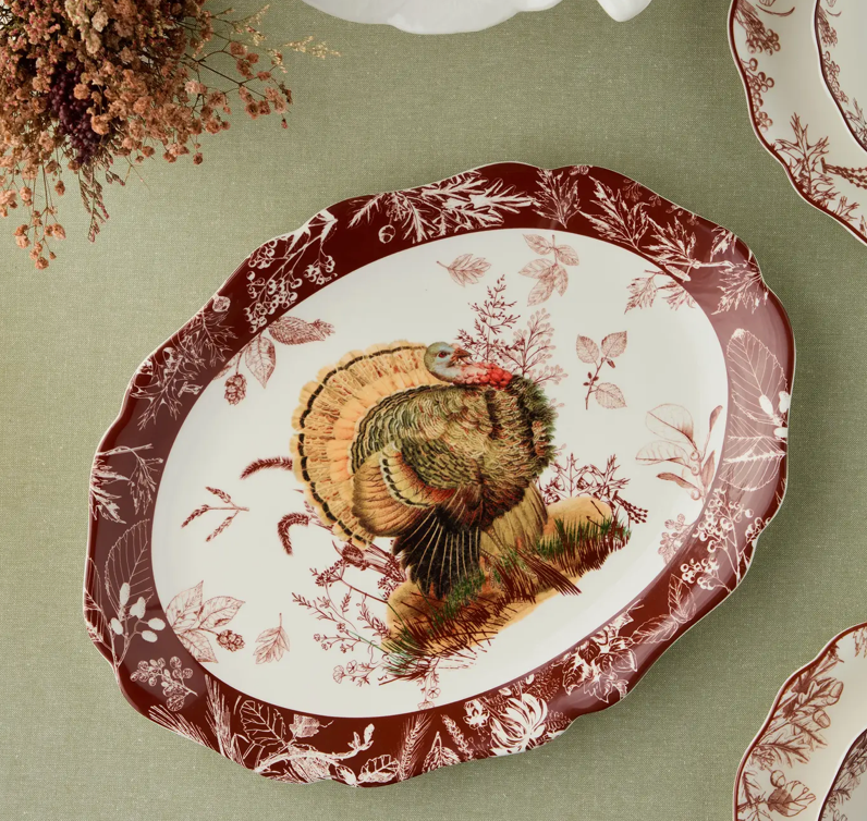 Pheasant Grove Oval Platter