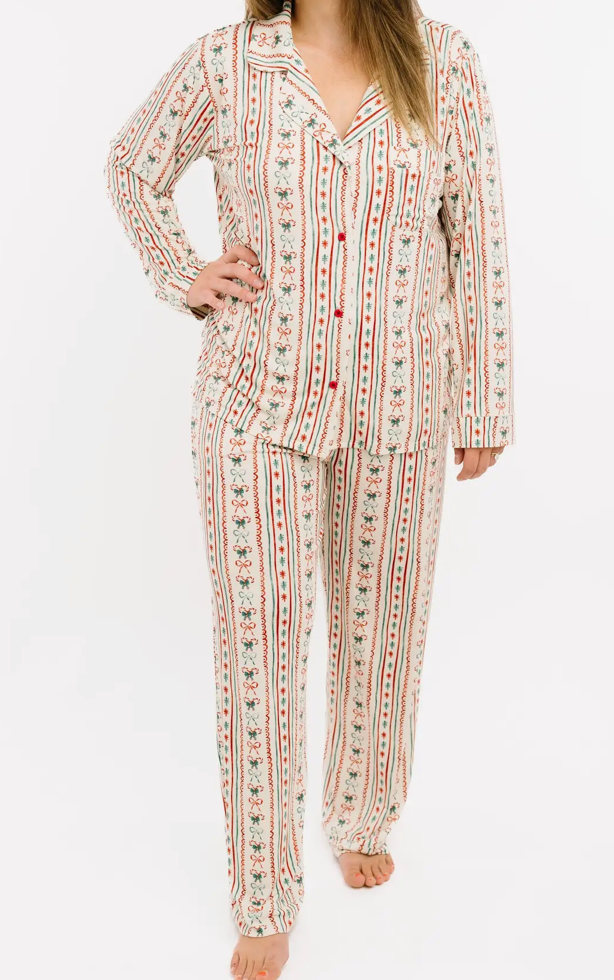Christmas Dainty Bow Women's Pajamas