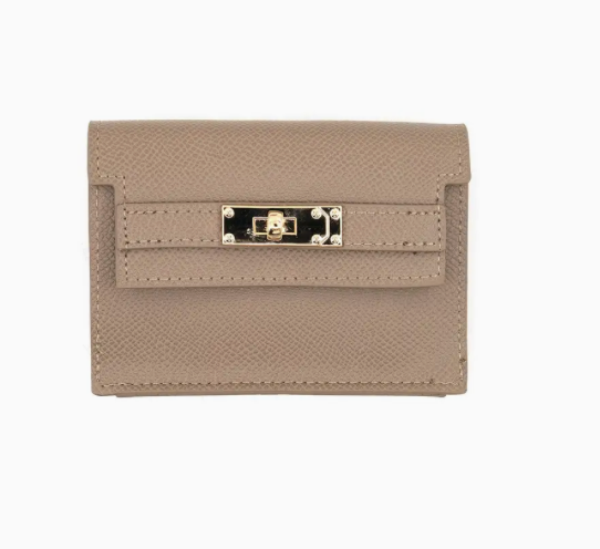 Adeline Accordion Card Holder Taupe