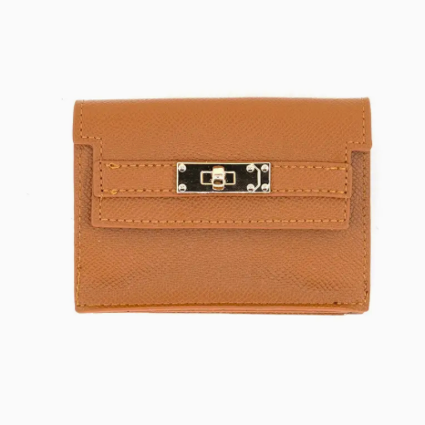 Adeline Accordion Card Holder Brown
