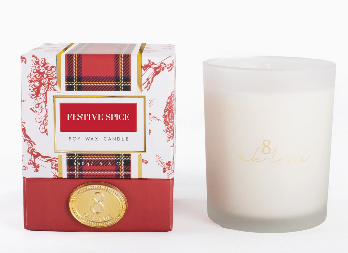 Festive Spice Soy Wax Candle