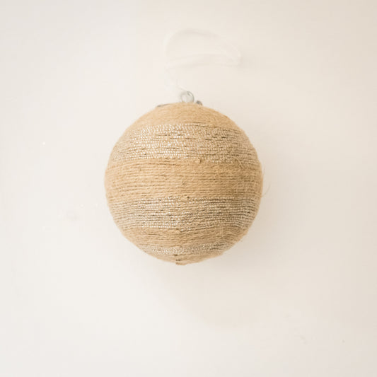 Jute Ball Ornament