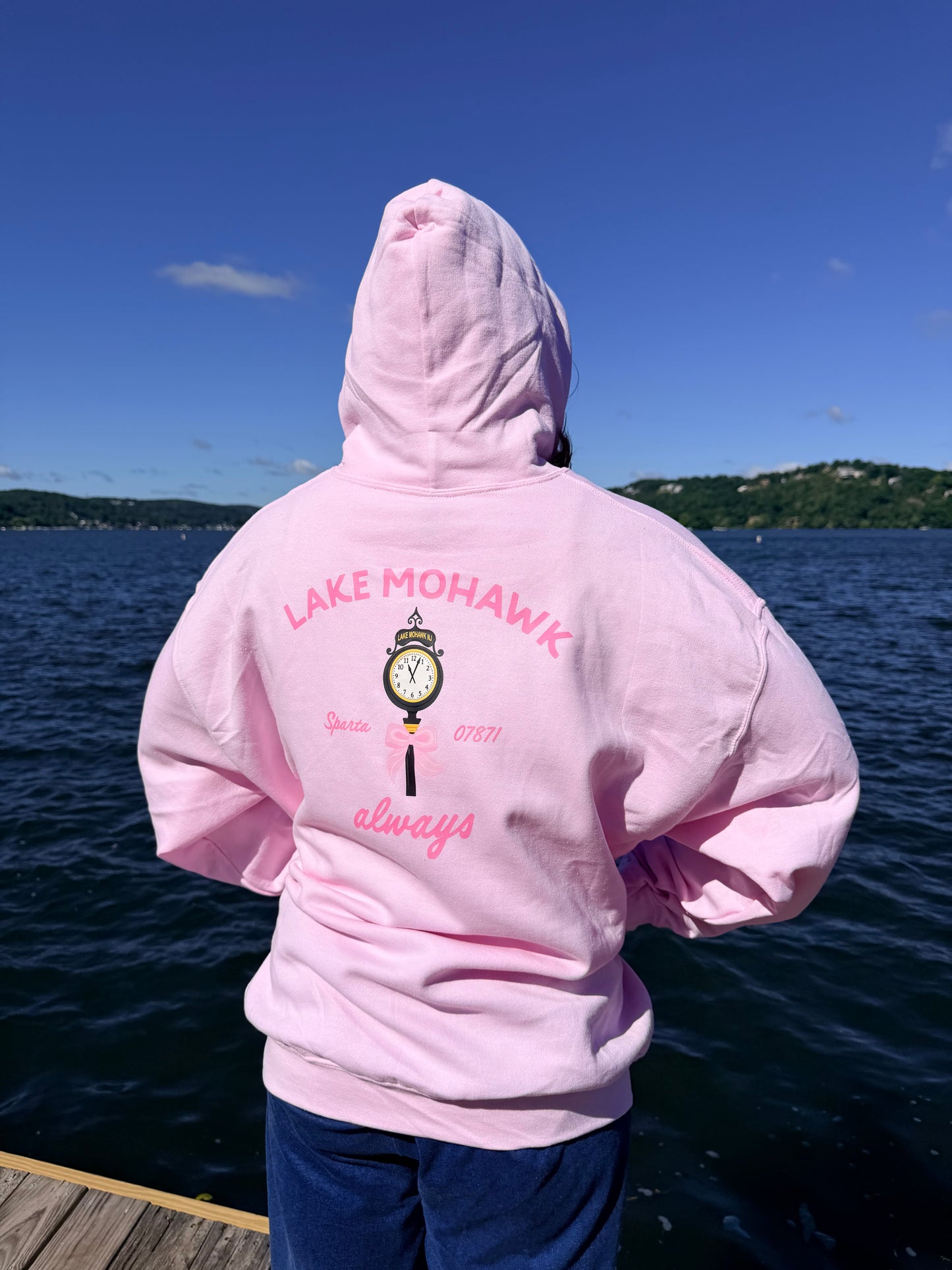 Lake Mohawk Always Clock Tower Sweatshirt