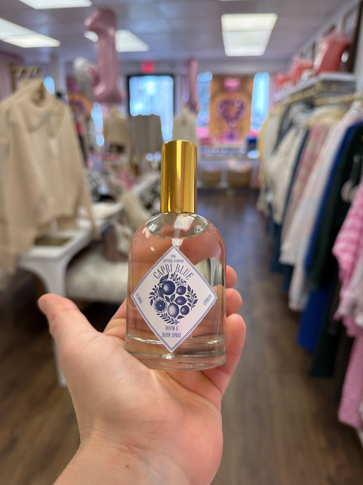 Capri Blue Pink Cottage Room Spray