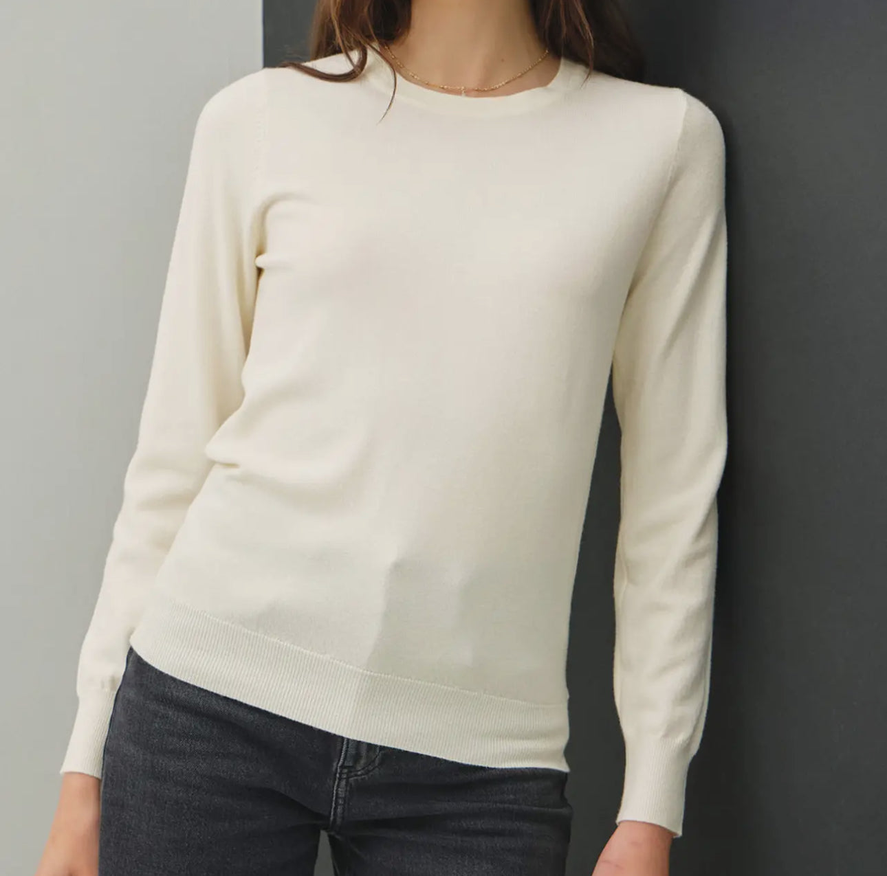 Soft Crew Neck Sweater