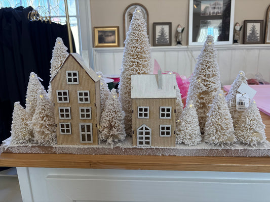 Lighted Glitter Tree