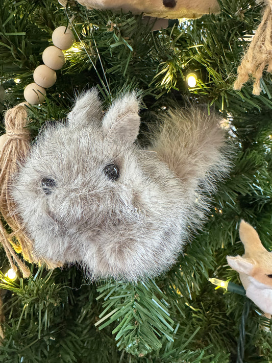 Gray Squirrel Ornament