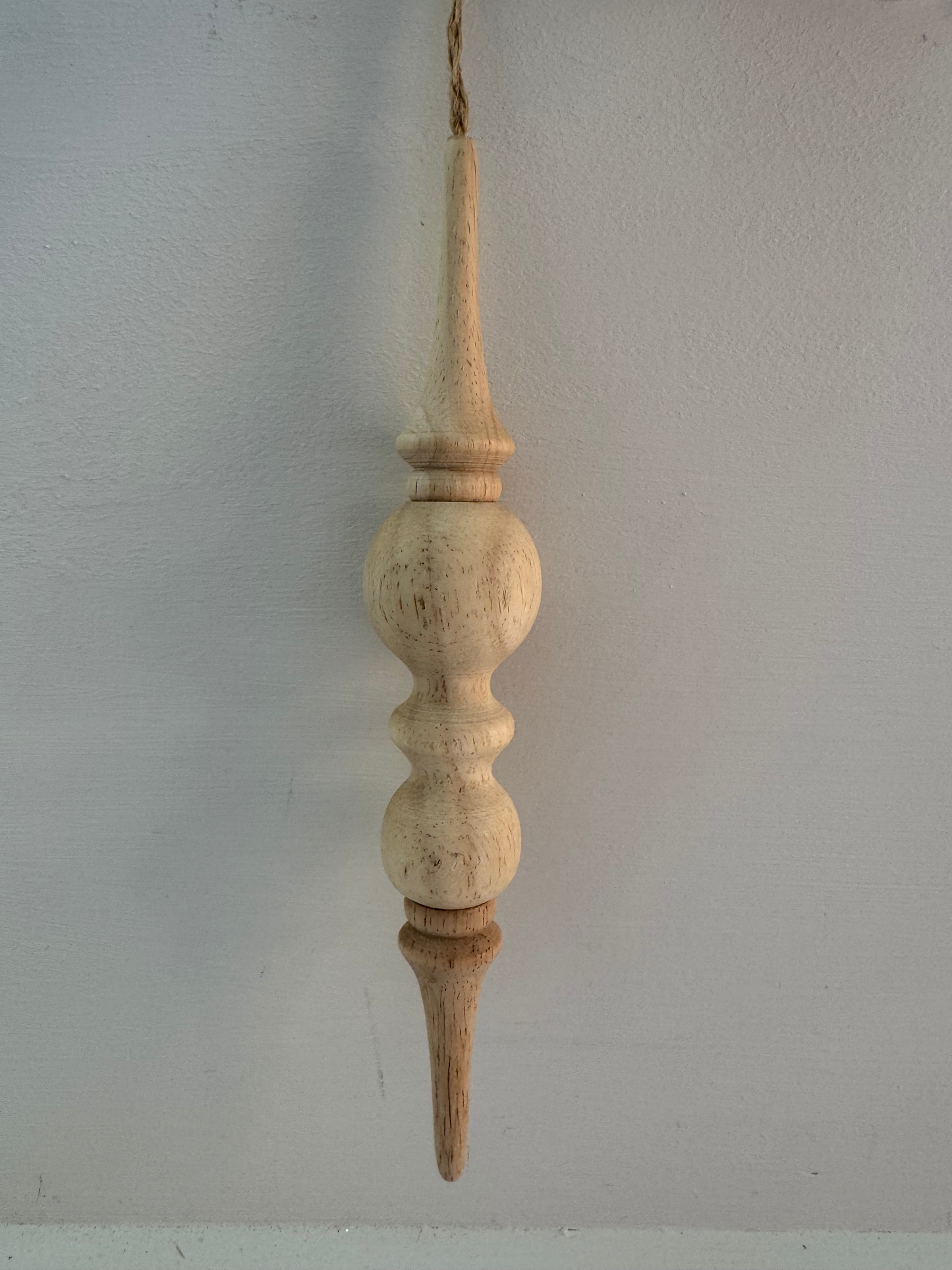 Wood Finial Ornament