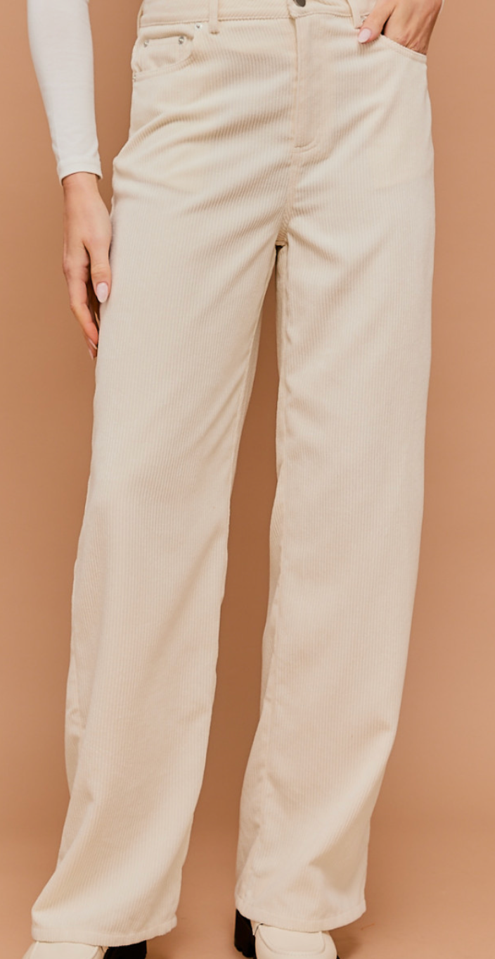 Gilli Cream Corduroy Trouser