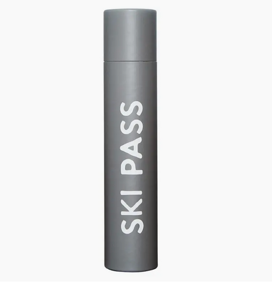 "Ski Pass" Stainless Steel Flask