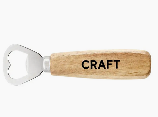 "Craft" Wood Bottle Opener