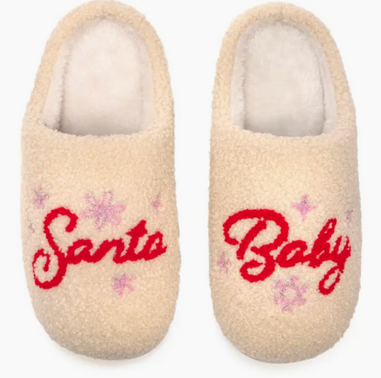 "Santa Baby" Slippers