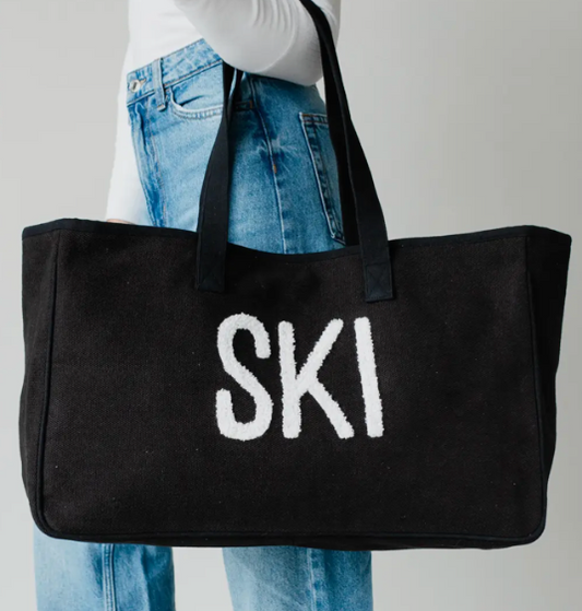 Black Ski Tote