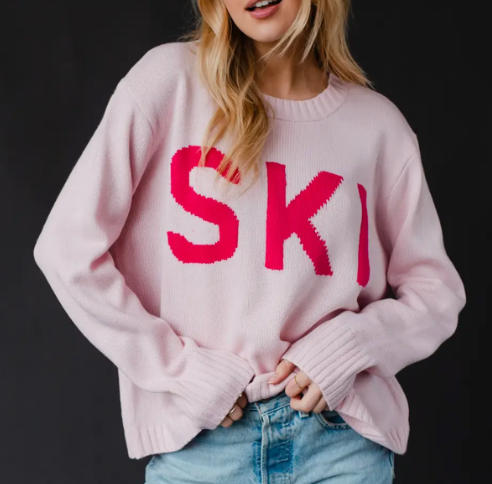 Light Pink Ski Sweater