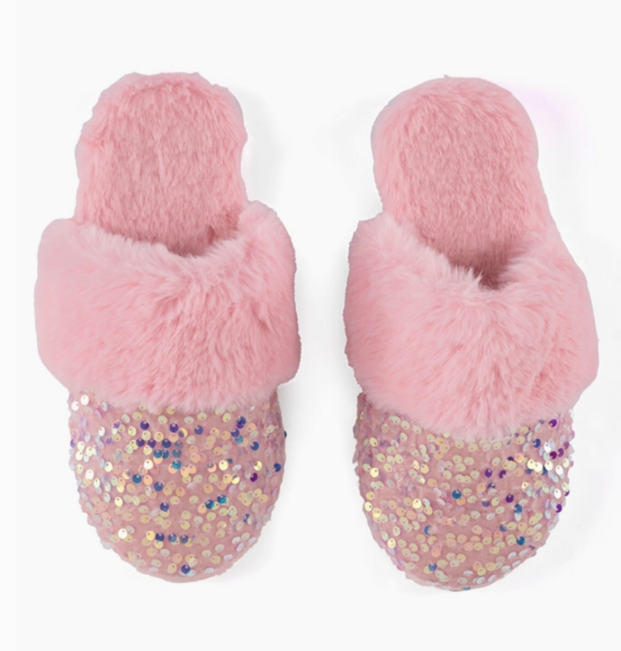 Pink Sparkly Slippers